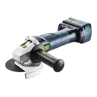 Festool AGC 18 Notice D'utilisation D'origine