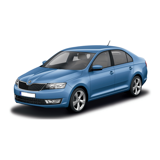 Skoda Rapid 2016 Manuel D'utilisation