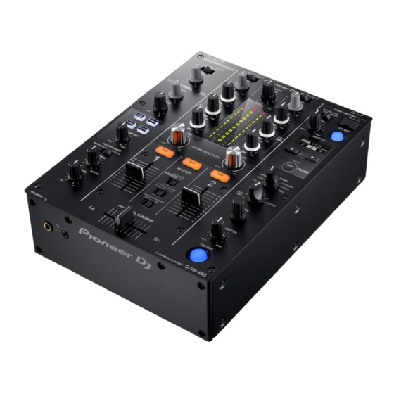 PIONEER DJ DJM-450 Mode D'emploi