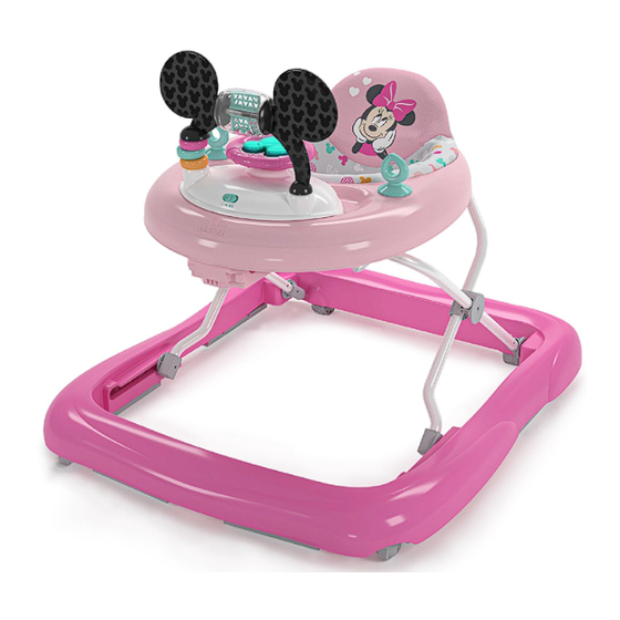 Bright Starts Disney Baby Minnie Mouse Tiny Trek Walker Manuel D'instructions