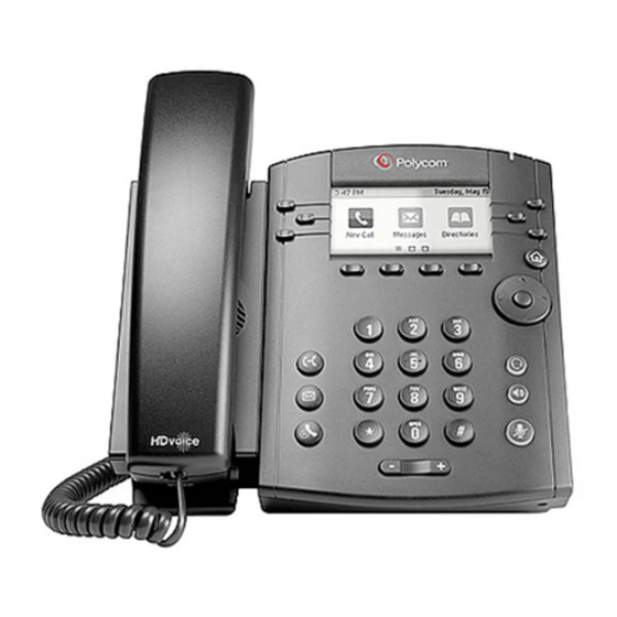 Polycom VVX300 Guide D'utilisation