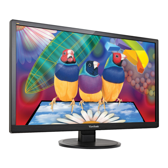 ViewSonic VA2855Smh Guide De L'utilisateur