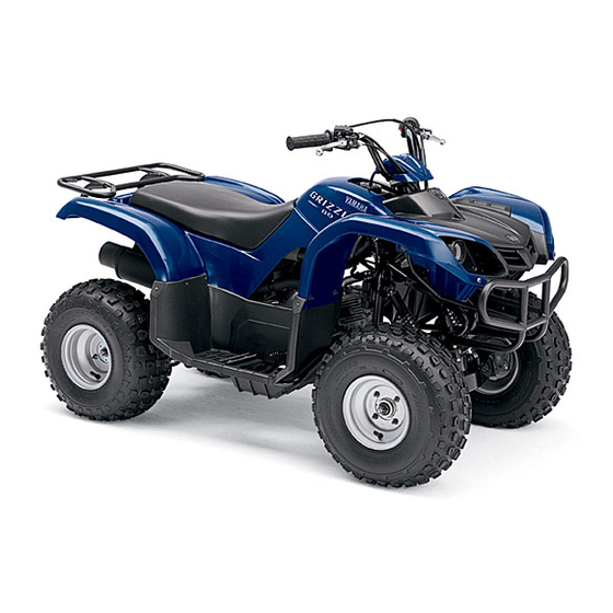 Yamaha GRIZZLY 80 2005 Manuel Du Propriétaire