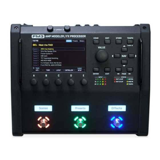 Fractal Audio Systems FM3 Mode D'emploi