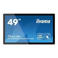 Iiyama ProLite TF5538UHSC Mode D'emploi