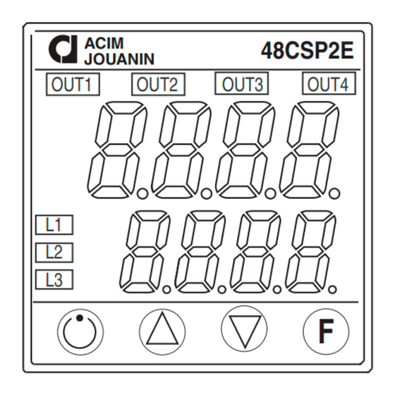 ACIM JOUANIN 48CSP2E Guide Rapide