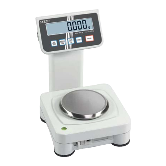 KERN PCD 250-3 Mode D'emploi