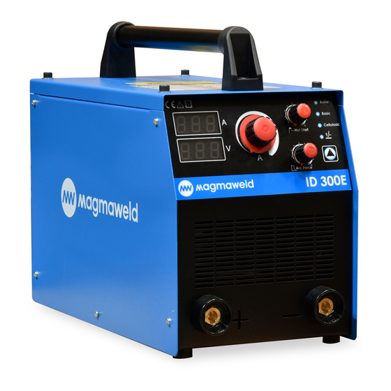 Magmaweld ID 300E Mode D'emploi