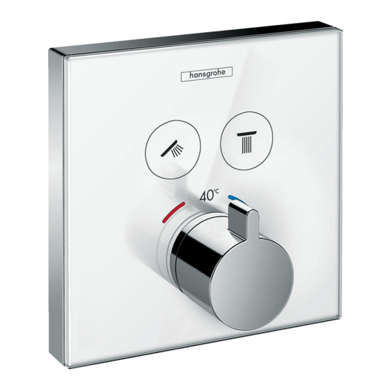 Hansgrohe ShowerSelect 15738400 Mode D'emploi / Instructions De Montage