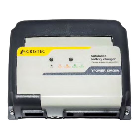 Cristec YPOWER 12V/16A Manuel Utilisateur