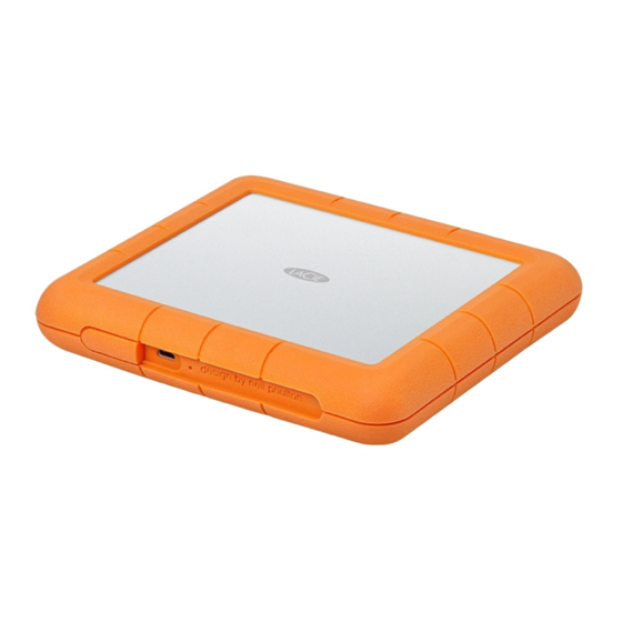 LaCie Rugged RAID Shuttle Manuel D'utilisation