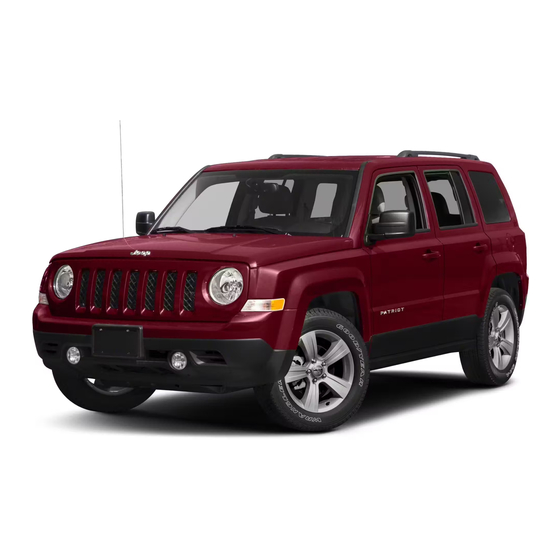 Jeep Patriot 2017 Guide De L'automobiliste