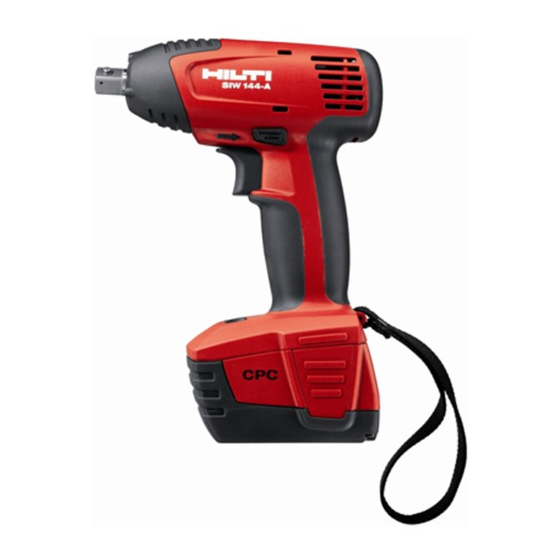 Hilti SID 121-A Mode D'emploi