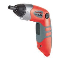 EINHELL ERGO TOOLS E-ASS 4,8V Mode D'emploi