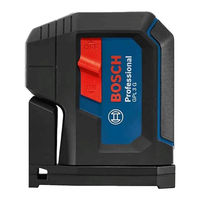 Bosch GPL Professional 3 G Mode D'emploi