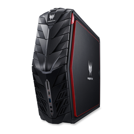 Acer Predator G1-710 Manuel D'utilisation