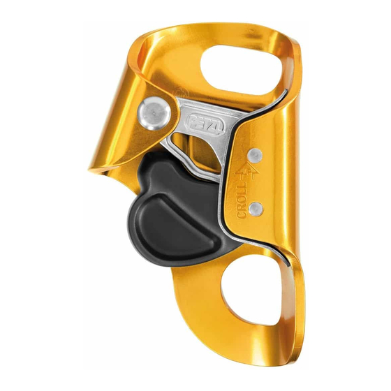 Petzl CROLL 3 Mode D'emploi