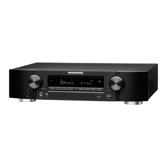 Marantz NR1606 Guide De Configuration Rapide