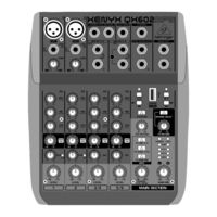 Behringer XENYX QX602MP3 Guide De Démarrage Rapide