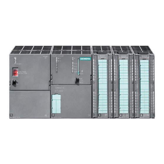 Siemens SIMATIC S7-300 Mode D'emploi