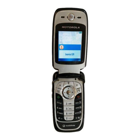 Motorola V360v Mode D'emploi