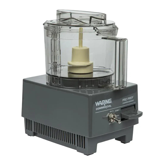 Waring Commercial PRO PREP WCG75E Manuels