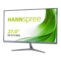 HANNspree HS275HFB Manuel D'utilisation