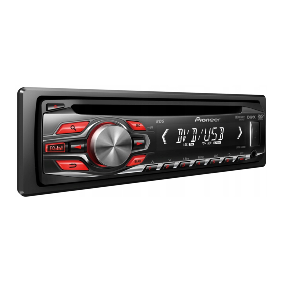 Pioneer DVH-340UB Guide De Démarrage Rapide