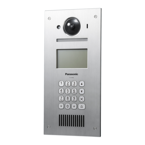 Panasonic VL-V900 Guide De Référence Rapide