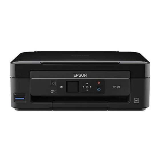 Epson XP-320 Guide Rapide