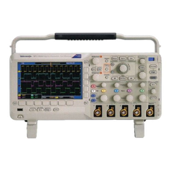 Tektronix DPO2000 Serie Manuels