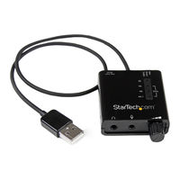 StarTech.com ICUSBAUDIO2D Guide De L'utilisateur