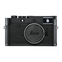 Leica M10 MONOCHROM Mode D'emploi