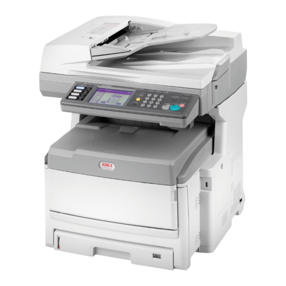 Oki MC860 MFP Mode D'emploi