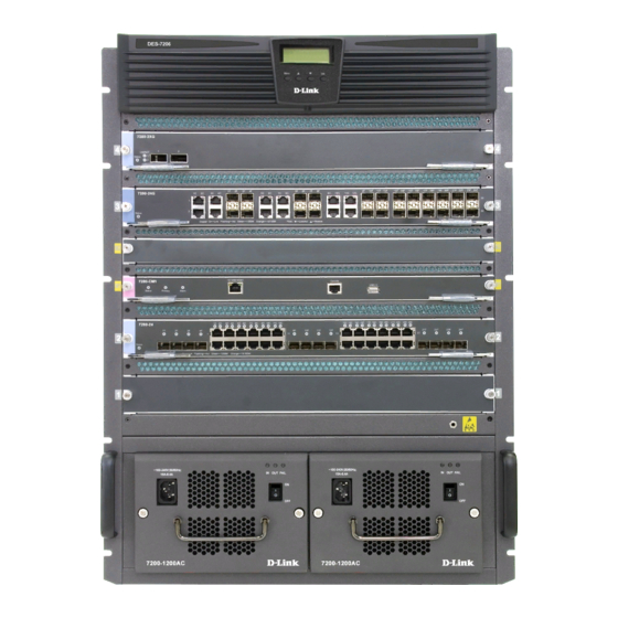D-Link DES-7200 Guide D'installation Rapide