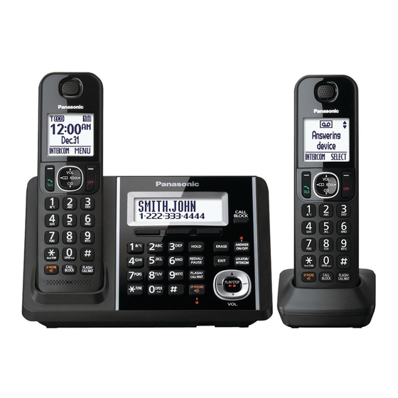 Panasonic KX-TGF340 Serie Manuel D'utilisation