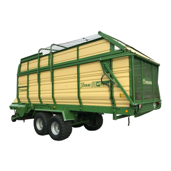 Krone TITAN 6/40 L Notice D'utilisation