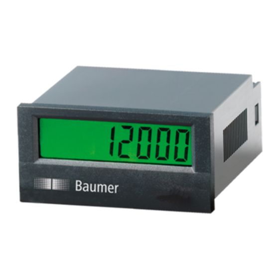 Baumer ISI36 Instructions D'utilisation