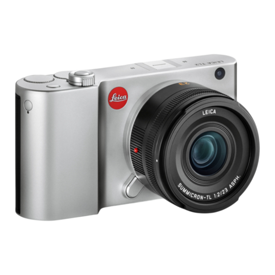 Leica TL2 Notice D'utilisation