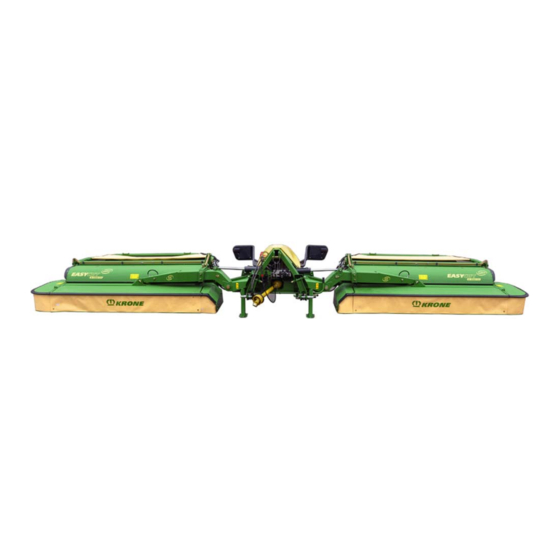 Krone EasyCut B 1000 CV Notice D'utilisation Originale