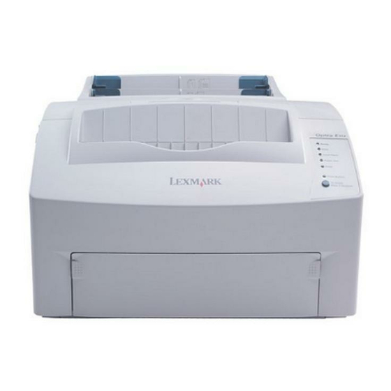 Lexmark Optra E312/L Mode D'emploi