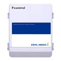 ZIEHL-ABEGG Fcontrol FSET10M Notice D'utilisation