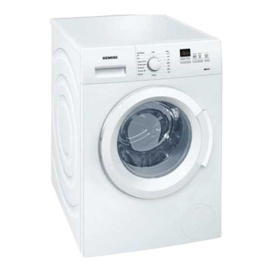 Siemens WM14K160FF Notice De Réparation