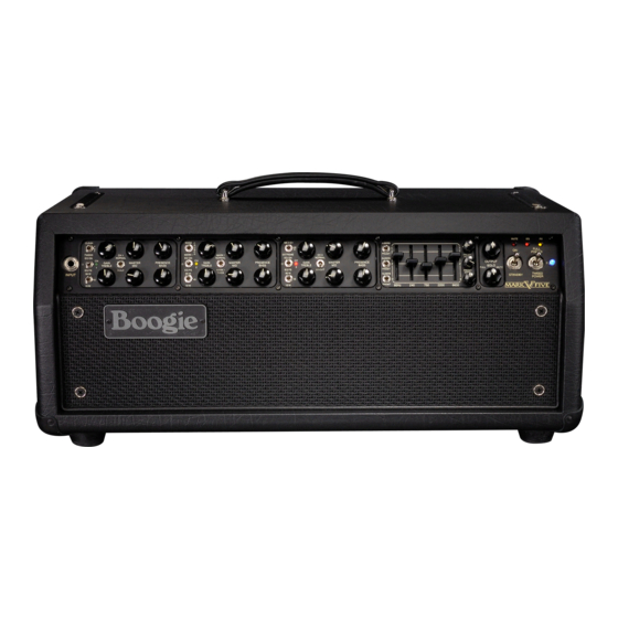 Mesa/Boogie MARK V Mode D'emploi