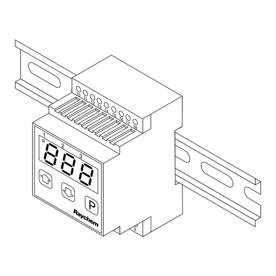 systectherm nvent Raychem Raystat-Control-11-DIN Mode D'emploi