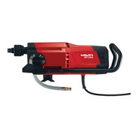 Hilti DD 250 Mode D'emploi