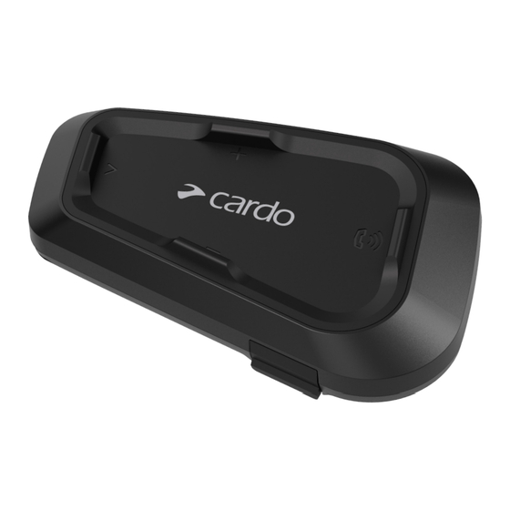 Cardo SPIRIT HD Mode D'emploi