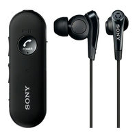 Sony MDR-EX31BN Manuel D'aide