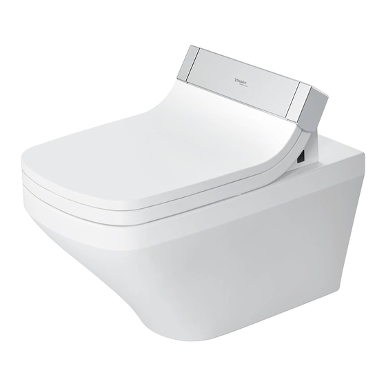 DURAVIT SensoWash 25425900001 Notice De Montage