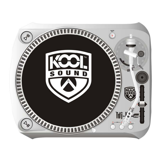 KOOL SOUND TDJ-10 USB Mode D'emploi